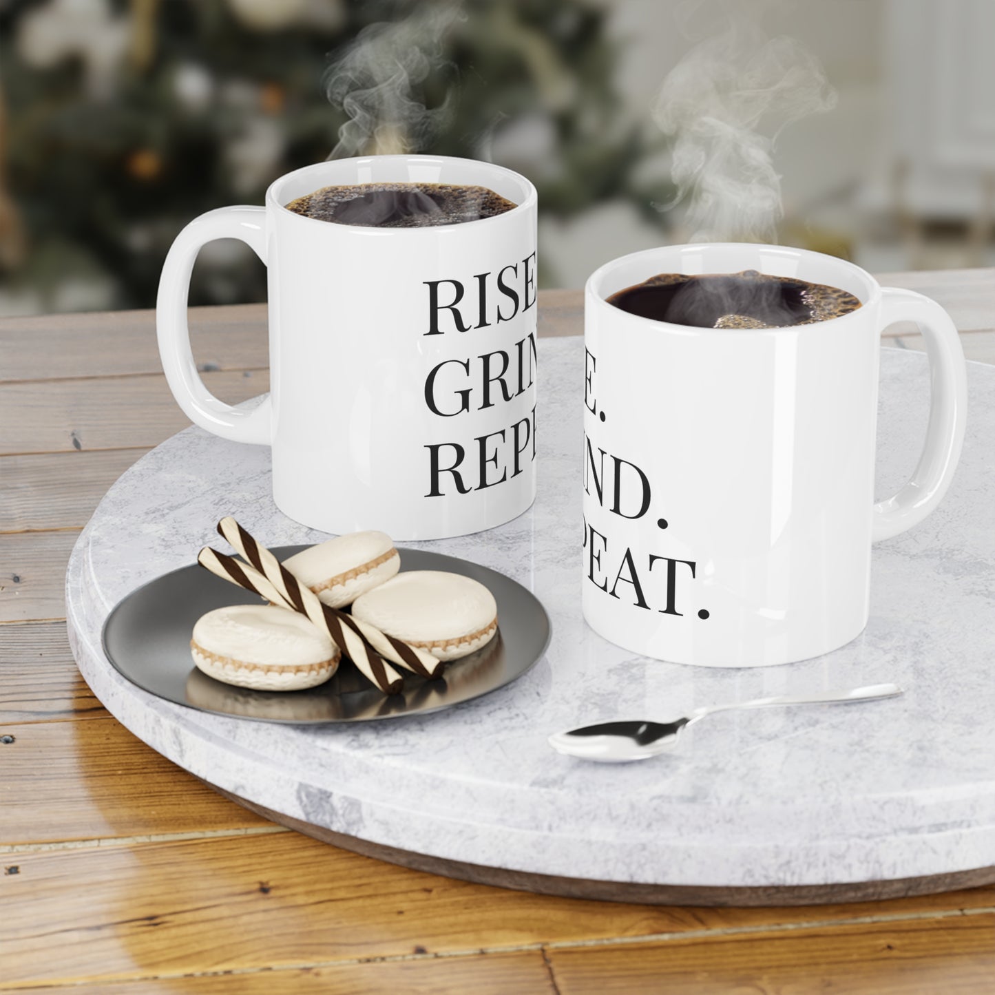Motivational White Mug