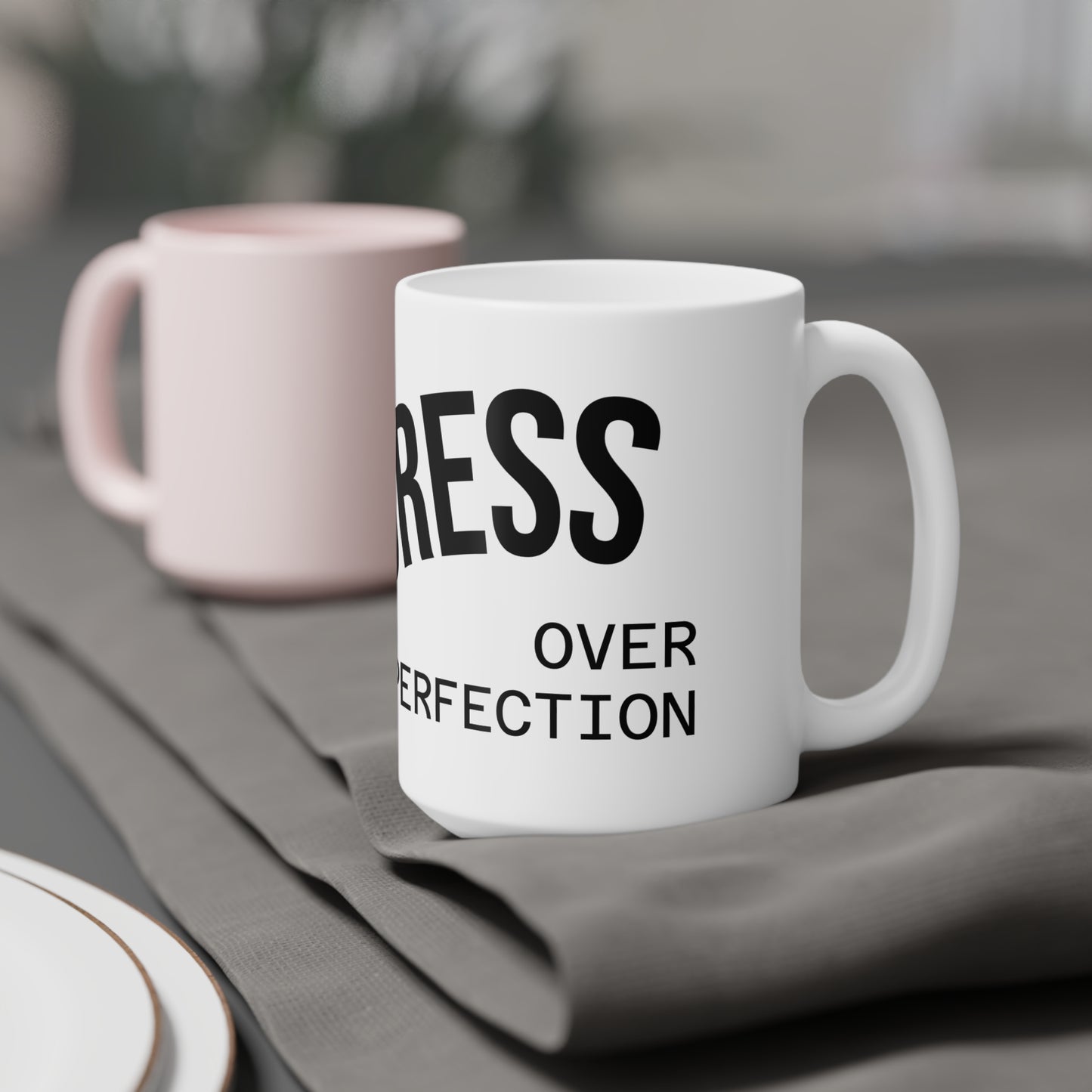 Motivational White Mug