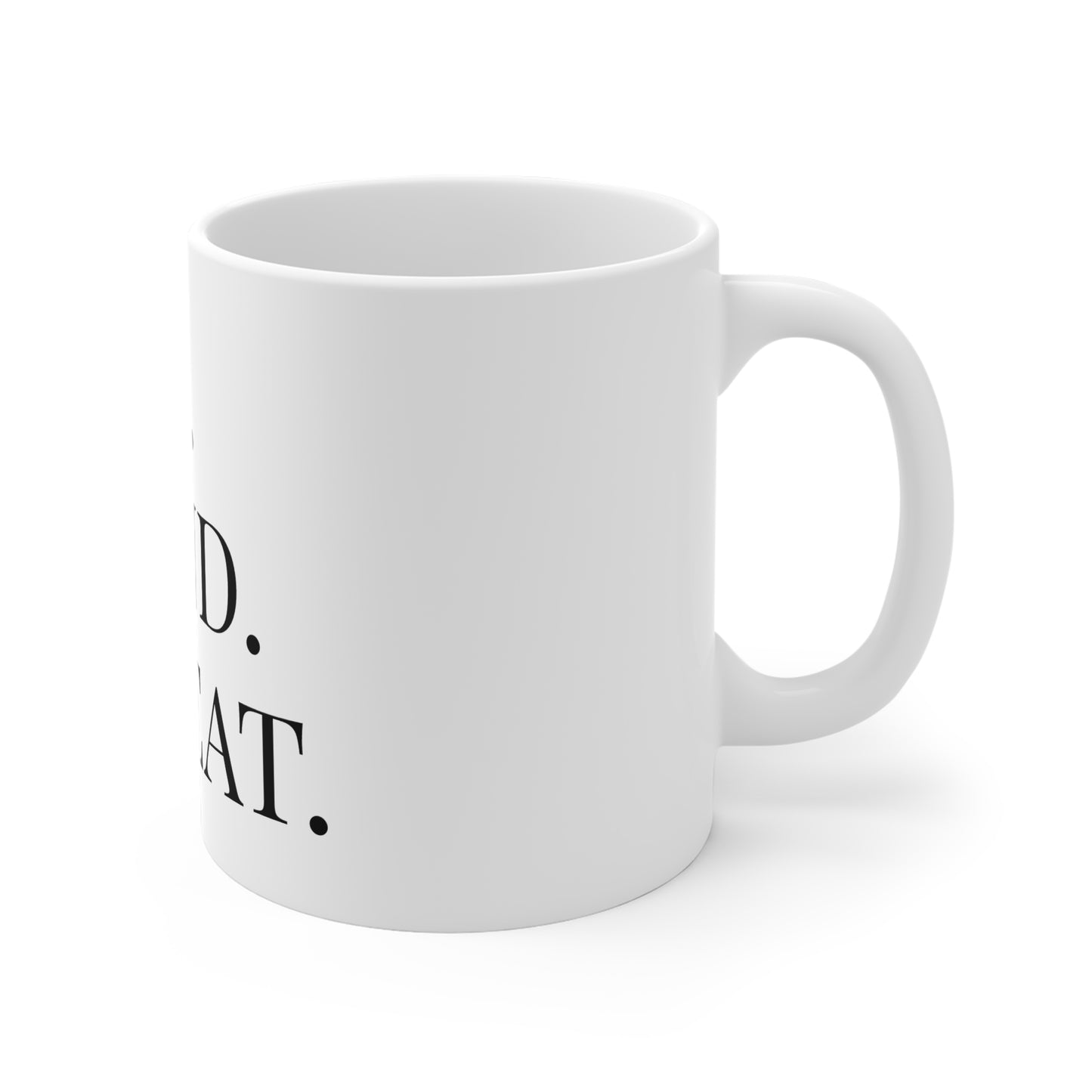 Motivational White Mug