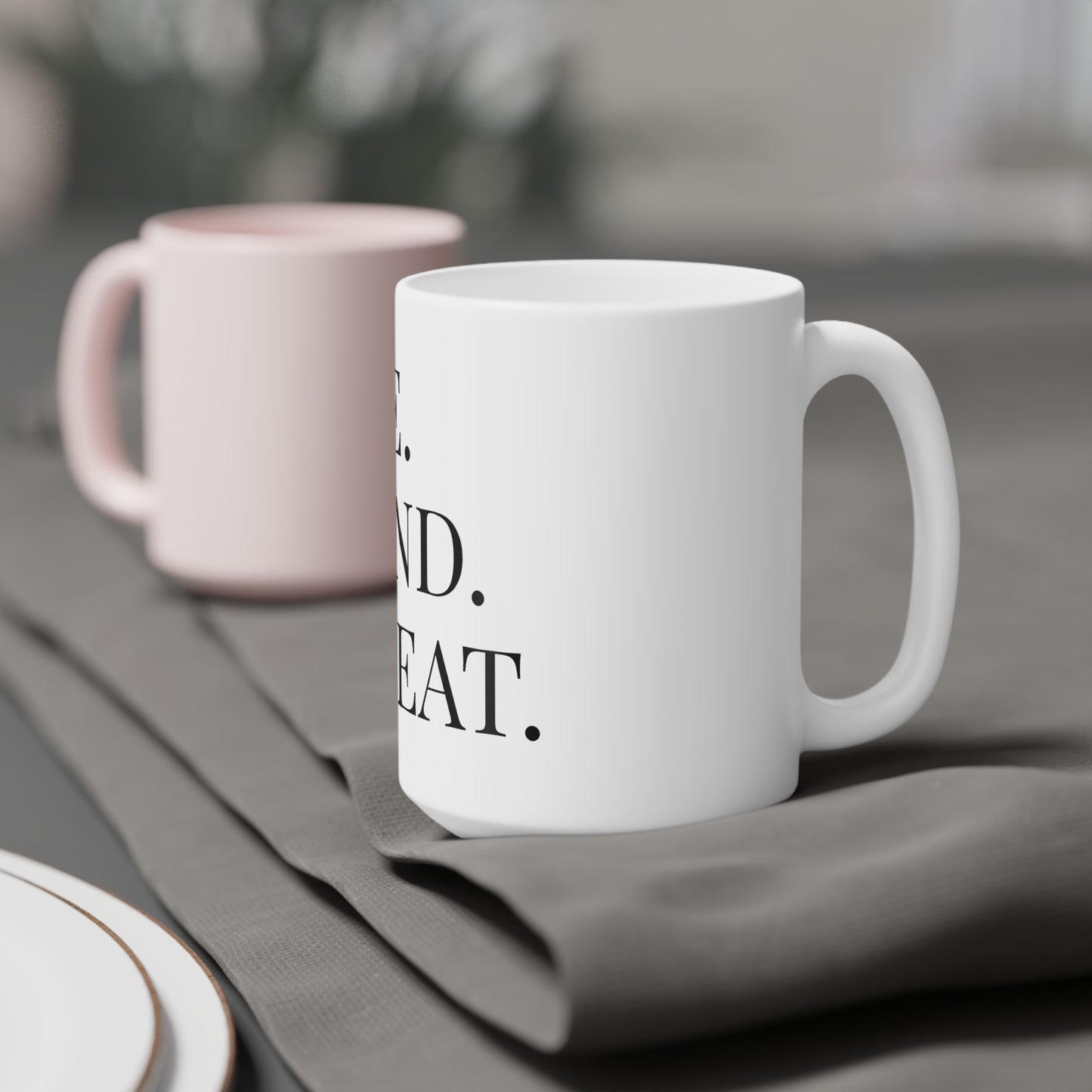 Motivational White Mug