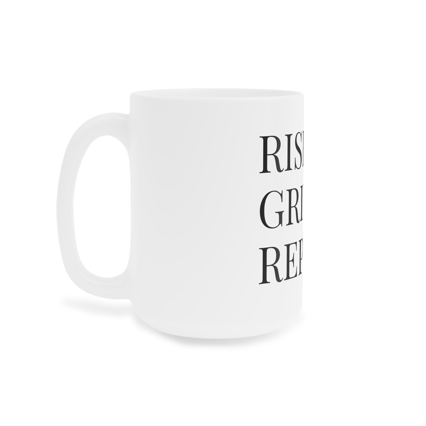 Motivational White Mug