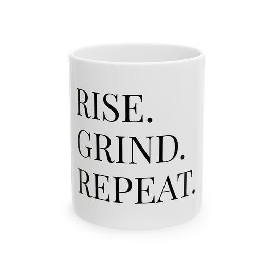 Motivational White Mug