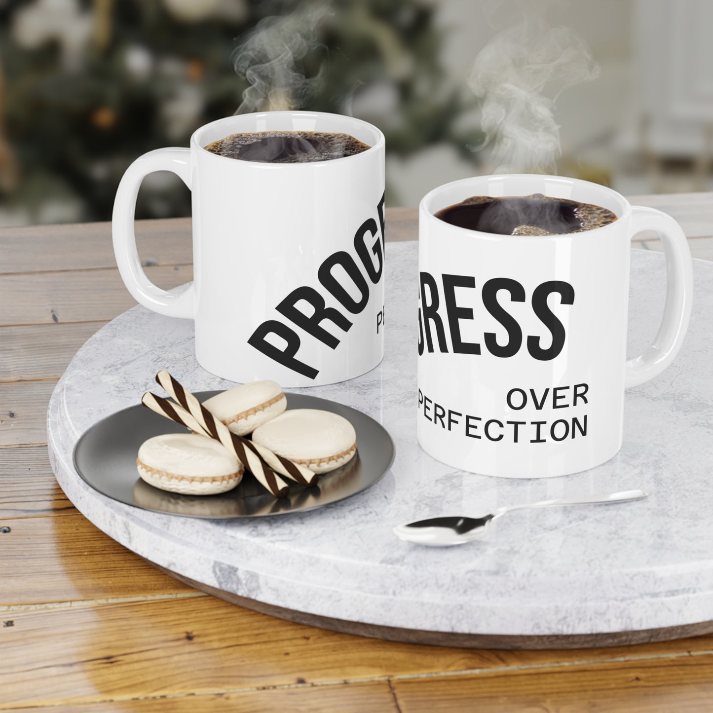 Motivational White Mug