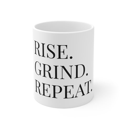Motivational White Mug