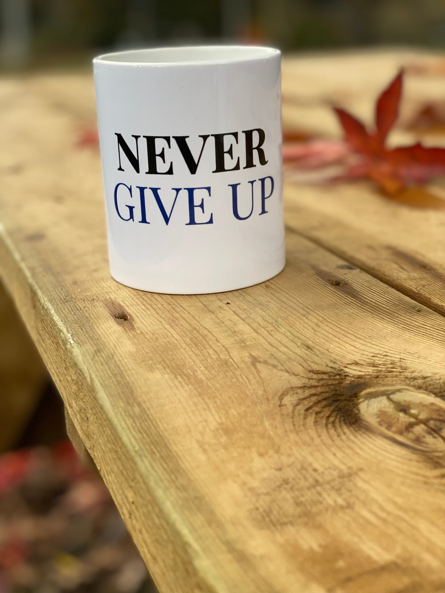Motivational White Mug