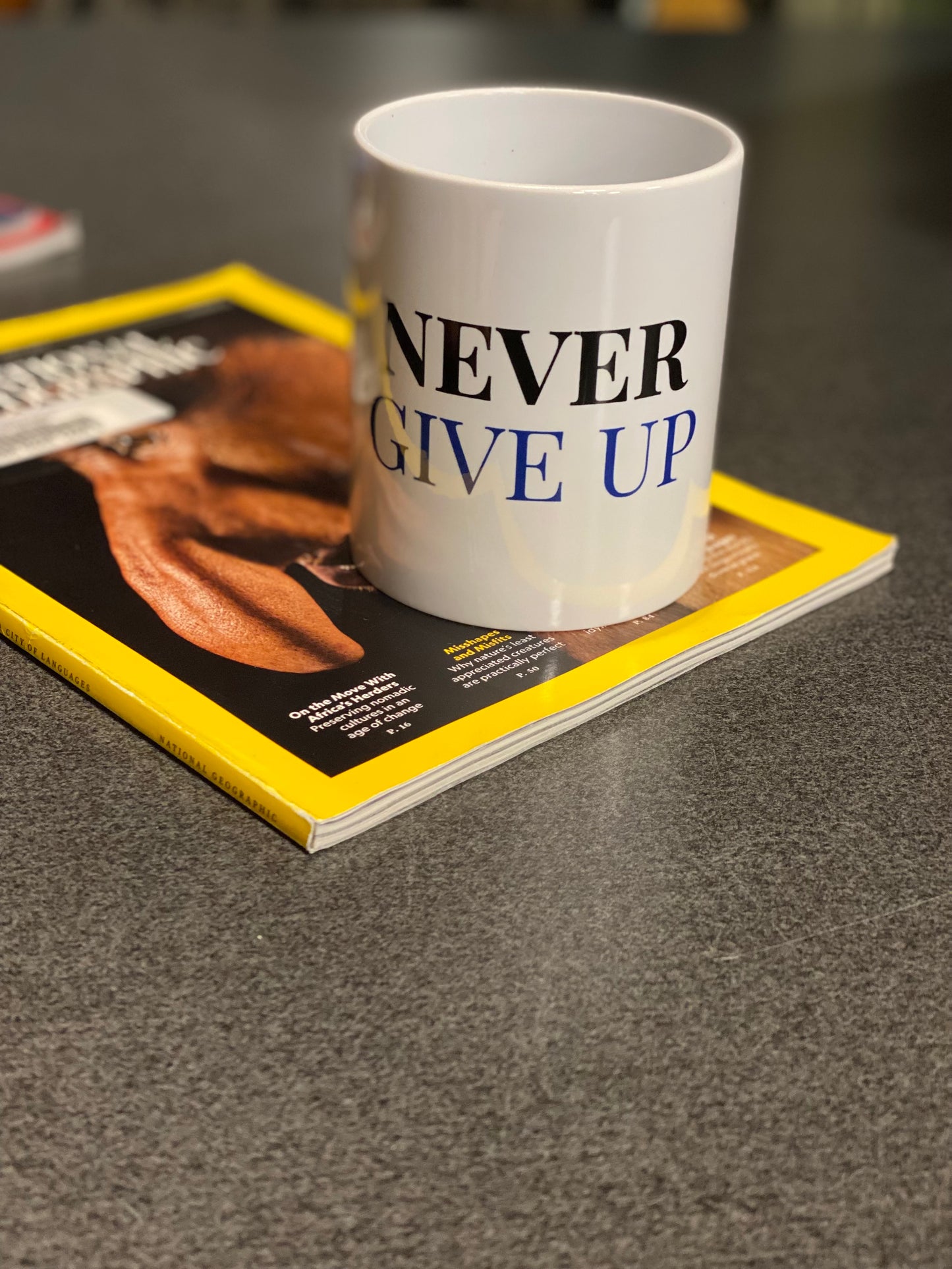 Motivational White Mug