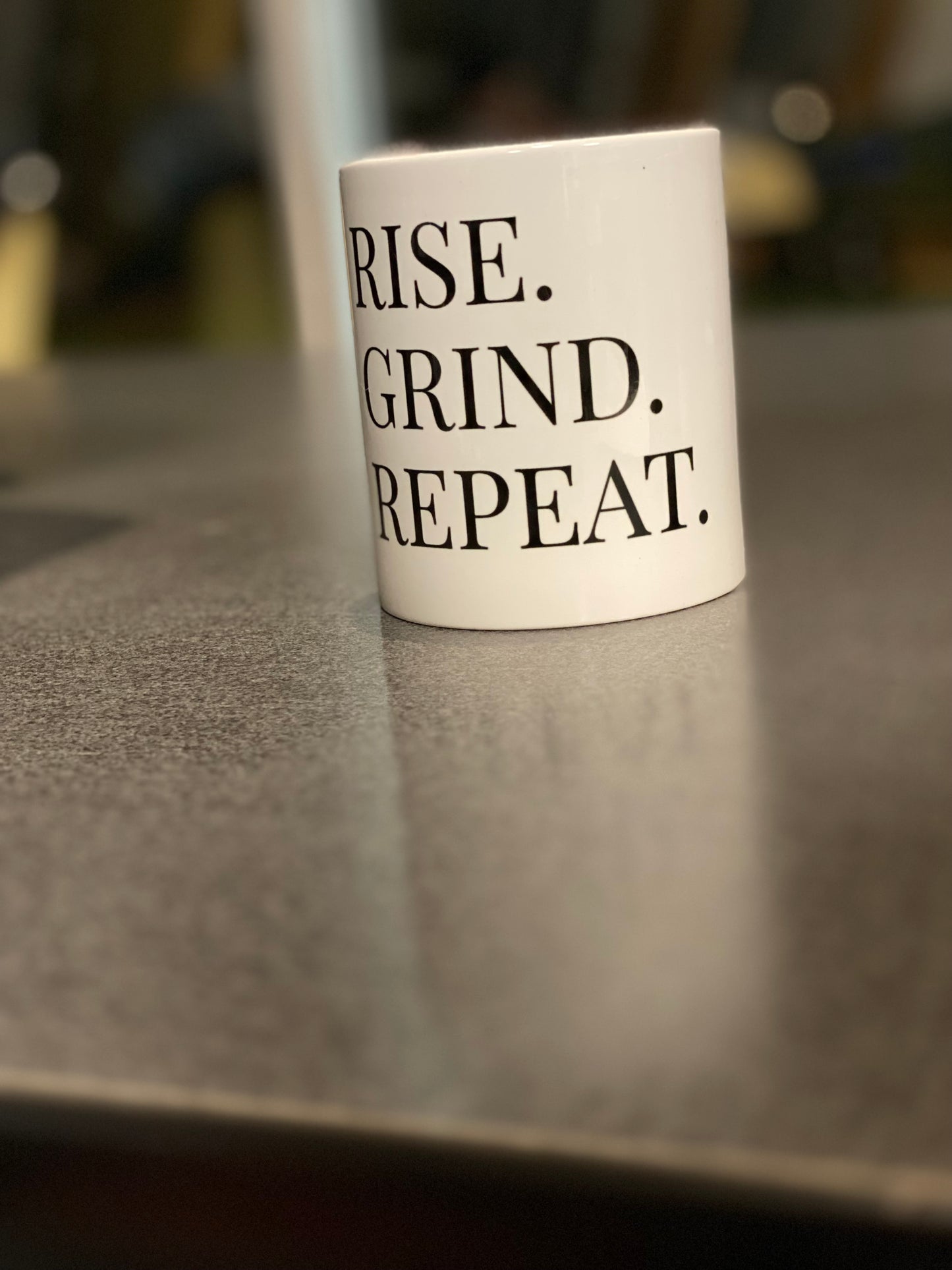 Motivational White Mug